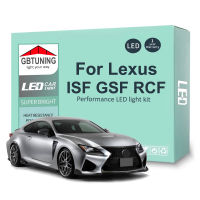 LED ภายในหลอดไฟชุดสำหรับเล็กซัส F Series IS-F GS-F RC-F ISF GSF RCF 2007-2016 2017 2018 2019รถอ่านโดมโคมไฟ C An BUS