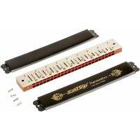 Easttop Harmonika Tremolo 24รูหีบเพลงปาก ABS หวีทองเหลืองทรงพิณโอคาริน่าคีย์ C East Top T2406K มืออาชีพ