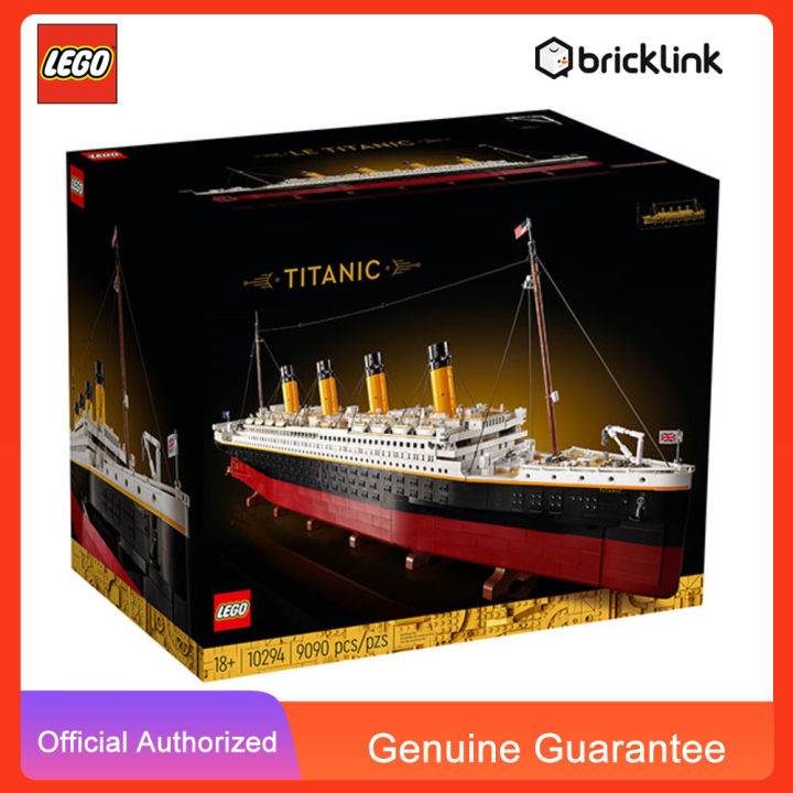 100% Original】 LEGO Titanic large movie ship assembled building blocks toy  gift 10294 (9090pcs) limited collection Khối xây dựng 