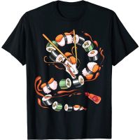 Funny Sushi Dragon Roll Japanese Food Kawaii Dragon Anime T-Shirt