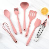 Non Stick Silicone Kitchenware Set Frying Spatula Soup Spoon Scraper Children 39;s Kitchen Utensils Accessories Household