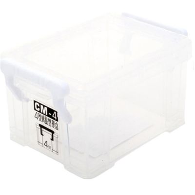 โปรโมชั่น+++ กล่องเก็บของพลาสติกมีฝาเปิดด้านบนมีหูล็อก ขนาด 8.4x12x6.7 ซม. สึใส ถาดพลาสติก ลังพลาสติก กล่องเก็บของ ราคาถูก กล่อง เก็บ ของ กล่องเก็บของใส กล่องเก็บของรถ กล่องเก็บของ camping