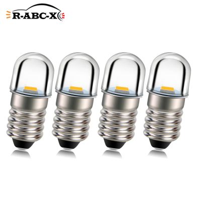 4x E10 3V 4.5V 6V 12V Warm White Minature 2835LED MES Upgrade Bulb Lamp Replacement for Torch Flashlight Headlight Motor Bicycle Bulbs  LEDs  HIDs