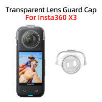 สำหรับ Insta360 X3 Panoramic Sports Action กล้องเลนส์ฝาครอบเลนส์ Guard Cap Anti-Scratch โปร่งใส Protector Case อุปกรณ์เสริม