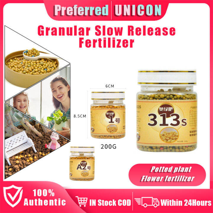 Garden Osmocote Soil Slow Release Fertilizer 200G for Potted Plants