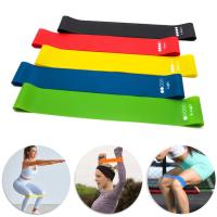 5pcs/Set Fitness Resistance Bands Llightweight TPE Workout Elastic Bands Multifunctional Durable Auxiliary Tools for Gym Fitness