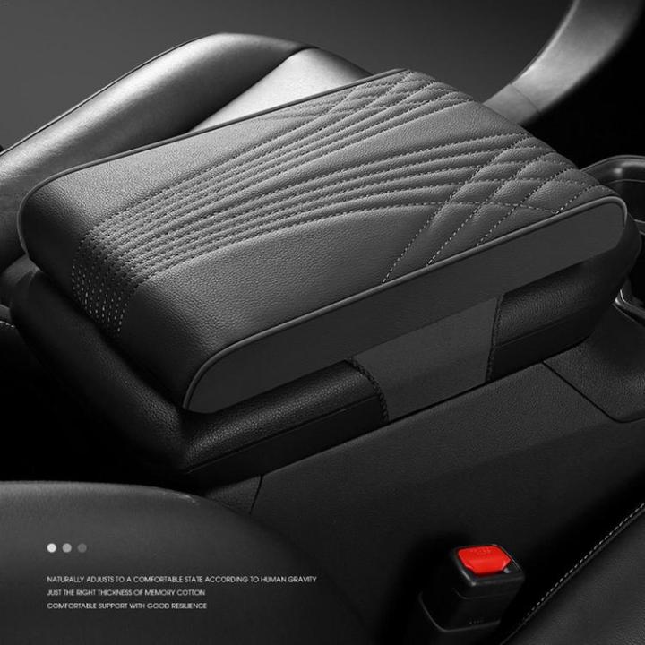 car-center-console-leather-pad-auto-protector-cover-for-armrest-car-armrest-seat-box-cover-protector-with-memory-foam-waterproof-car-accessories-for-suv-truck-agreeable