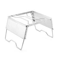 Camping Pot BBQ Grill Bracket Holder Outdoor Foldable Stove Stand Rack Windproof Camping Hiking Travel Accessories