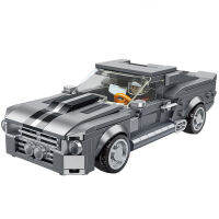 Creative Racing รถ Forded Mustang GT500 Supercar กีฬารถ MOC Building Blocks ชุดตัวเลขอิฐคลาสสิกชุดของเล่นเด็ก