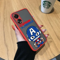 พร้อมเคสโทรศัพท์สำหรับ OPPO A78เด็กผู้ชาย4G การ์ตูนฮีโร่น่ารักมีน้ำค้างแข็งโปร่งใสเคสใส่โทรศัพท์ผู้ชายกันกระแทกกล้องคลุมทั้งหมดปกป้องเคสโทรศัพท์เคสมือถือ