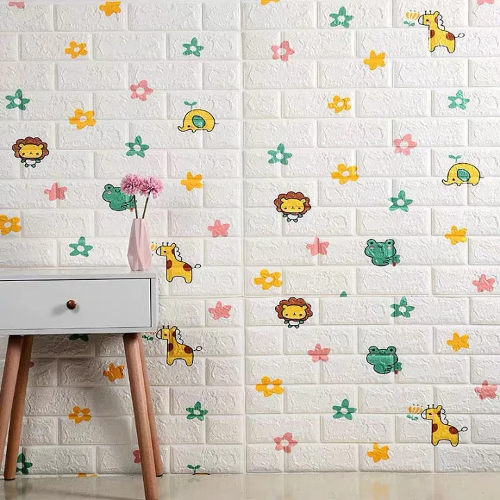 Xốp dán tường 3d - Hello Kitty - Miếng Dán Tường Doraemon - Hoạt ...