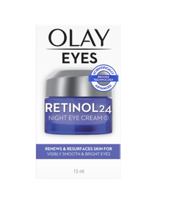 Olay Regenerist Retinol 24 Night Eye Cream 15ml ครีมบำรุงผิวรอบดวงตาสำหรับกลางคืน (หมดอายุ 10/2025)
