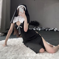 Night Dream sexy lingerie role-playing nun cos uniform sexy slit pure desire suit free 2718