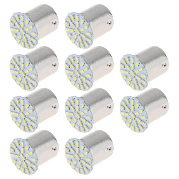 22-smd-ba15s-12v-4w-1156หลอดไฟ-led-สีขาว10ชิ้นแหล่งไฟรถยนต์382สัญญาณเลี้ยวถอยหลัง7506