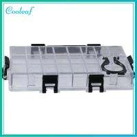 COOLEAF 1pcs พร้อมที่จับนิ้วหัวแม่มือ จานสีสุญญากาศ ใสสะอาด 24-Well เคสพาเลตต์เดินทางกันรั่ว กล่องใส่ภาพวาด กล่องใส่จานสี สีน้ำสีฟ้า