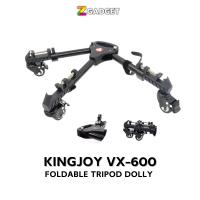 Kingjoy VX-600 Track Wheel Car Video Slider Tripod Dolly สำหรับขาตั้งกล้องวีดีโอ ล้อเป็นแบบลูกปืนแบริ่ง หมุนได้ลื่นไม่สะดุด