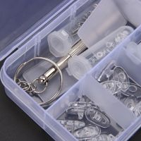 2020 Optical Glasses Repair Kit Eyeglass Repair Screws Tool Box Eyeglass Sunglasses Screw Nut Nose Pad Assortment Set