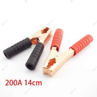 200A 14cm Car Alligator Battery Clamps Big Crocodile Clip Alligator Clips Connector Plug Power Car Accumulator Clip WB15TH