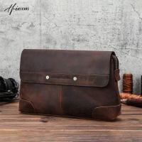 Luxury Cowhide Leather Mens Clutch Mini 4 5 Clutches For Male Men Wallet Fashion Large Capacity Purse Gift