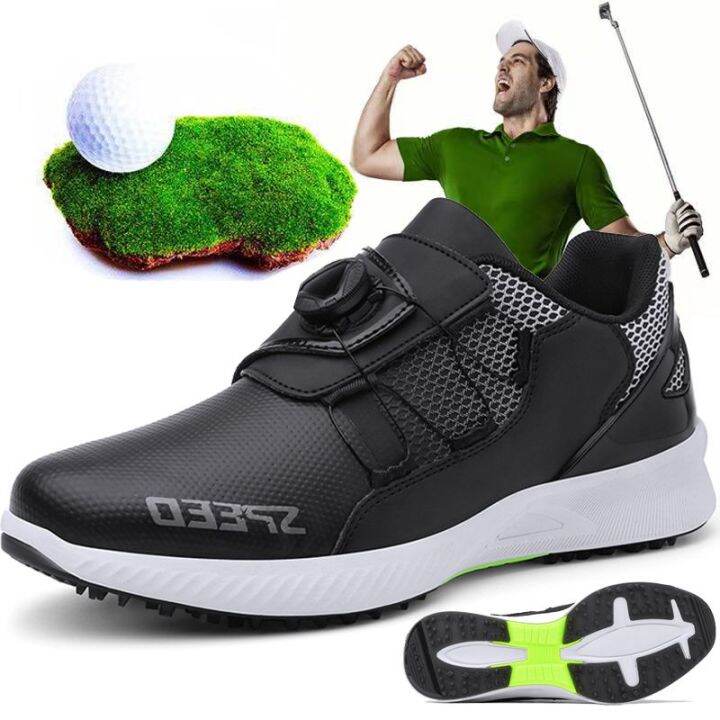 2022 Bagong Golf Shoes para sa Mga Lalaki Propesyonal na Waterproof