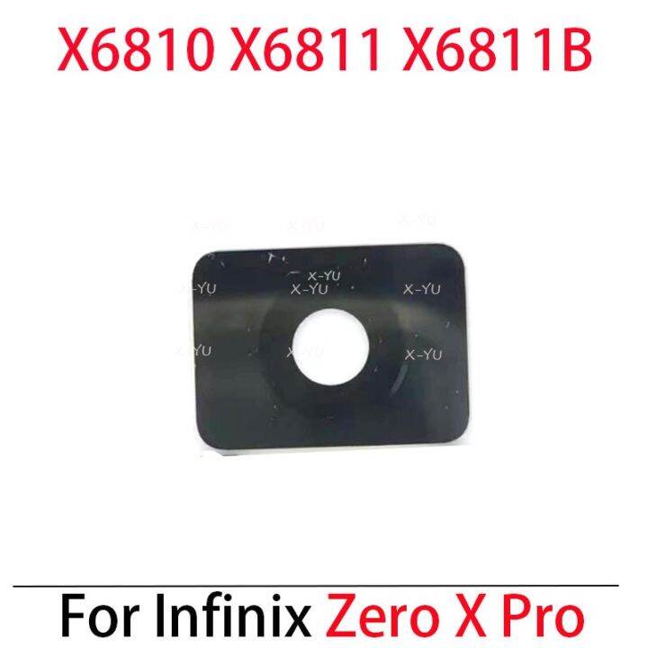 สำหรับ-infinix-zero-x-zero-x-pro-x6810-x6811-x6811b-ฝาหลังกล้องมองหลังฝาครอบเลนส์แก้วพร้อมกาวสติกเกอร์ซ่อมแซมชิ้นส่วน