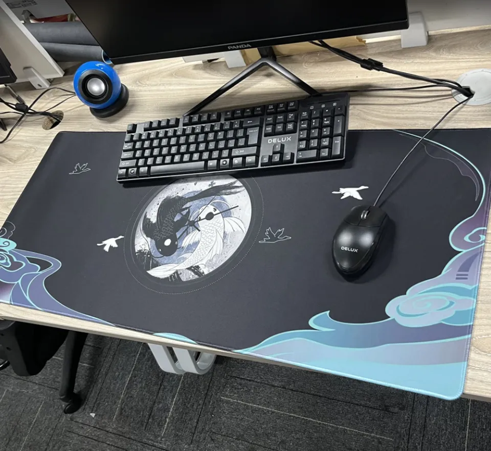 Large Mouse Pad Chinese Dragon Gaming Accessories HD Print Office Computer  Keyboard Mousepad XXL PC Gamer Laptop Desk Mat 100x50