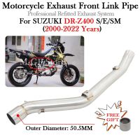 For SUZUKI DR-Z400 DRZ400 DR-Z DR Z 400 S E SM 2000 - 2022 Motorcycle Exhaust Muffler ORV Escape Moto Dirt Bike Middle Link Pipe