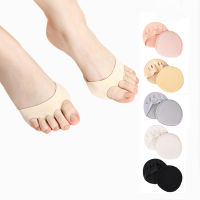 Toe Pad Inserts Foot Toe Support Foot Pain Care Women Forefoot Cushions Invisible Socks Five Finger Socks