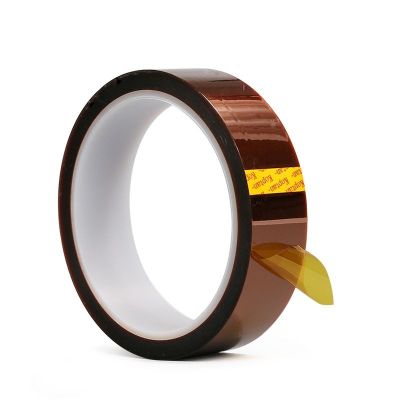 เทปกันความร้อน เวลาเป่า IC20mm. เทปทนความร้อน ฉนวน เทปอิเล็ก เทป แคปตอน Tape Heat / Electrical resisting Tape