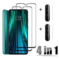 4in1 on Redmi 8A Protective Glass for Xiaomi Redmi Note 8 Pro Screen Protector Xiomi Note8 T Clear Camera Len Film 9 10 11 12 8t Screen Protectors