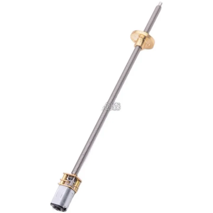 GA12N20 150Mm Gear Motor Threaded Screw Shaft DIY Model Robot Push Rod