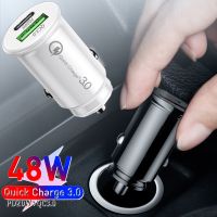 【Aishang electronic】Quick Charge 4.0 3.0Charger QC4.0 QC3.0Car USB Charger สำหรับ IPhoneMobile48W MetalUSB