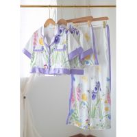 ชุดนอน Muslin pajamas Silk Satin ( รุ่นN1213,T1213 )