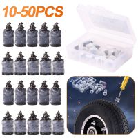 【LZ】♈❒  10-50pcs Universal Bicicleta Vacuum Tire Punção Reparação Prego Set Scooter Elétrico Motocicleta Tubeless Rubber Nails Ciclismo Ferramentas