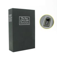 Mini Safe Box Multipurpose Hidden Book Cash Jewelry Diary Passwords Keys Security Lock Boxes Password Container black