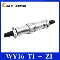 Original Weipu WY16 Connector WY16 TI ZI 2 3 4 5 7 9 10 Pin TI ชายปลั๊ก ZI หญิง In-Line สายซ็อกเก็ต