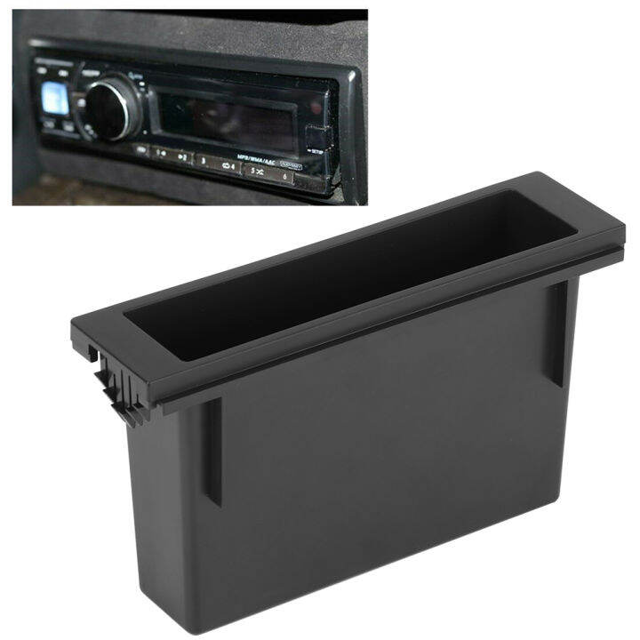 Car Radio Storage 1Din Car Stereo Radio Dashboard Storage Case Pocket