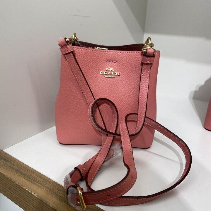 Original Coach Mini Town Bucket Bag C7266 - Taffy | Lazada PH