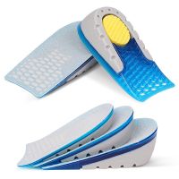 ✌卍✎ Height Increase Insole TPE Silicone Gel Heighten Lift Half Shoes Pad For Men Women Soft Comfort Inner Growing Heel Sole