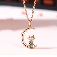 [COD] Chinese Ox Necklace Fashion Korean Edition Small Adorned Pendant Xingyue