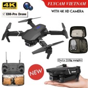 Flycam E100 Pro Drone 4K HD Camera Pin Khỏe Bay Xa 200M Máy bay mini giá rẻ