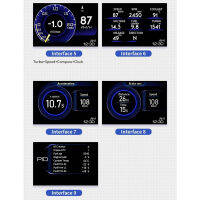 มาตรวัดอัจฉริยะหน้าจอบนหัวหัวรถ OBD2แสดงผล + GPS สำหรับรถบรรทุกสำหรับรถยนต์98% คัน