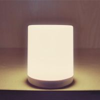 Dimmable LED Touch Control Night Light USB Rechargeable Bedside Table Lamp for Home Living Room Bedroom Supplies