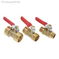 Brass Ball Valve 1/8 1/4 3/8 1/2 Male Thread Mini Shut Off Ball Valve Air Water Oil Flow Connector Pipe Fitting Coupler