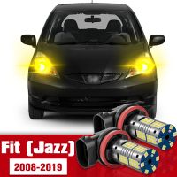 2x Front Fog Light Accessories LED Bulb Lamp For Honda Fit Jazz 3 4 2008 2009 2010 2011 2012 2013 2014 2015 2016 2017 2018 2019