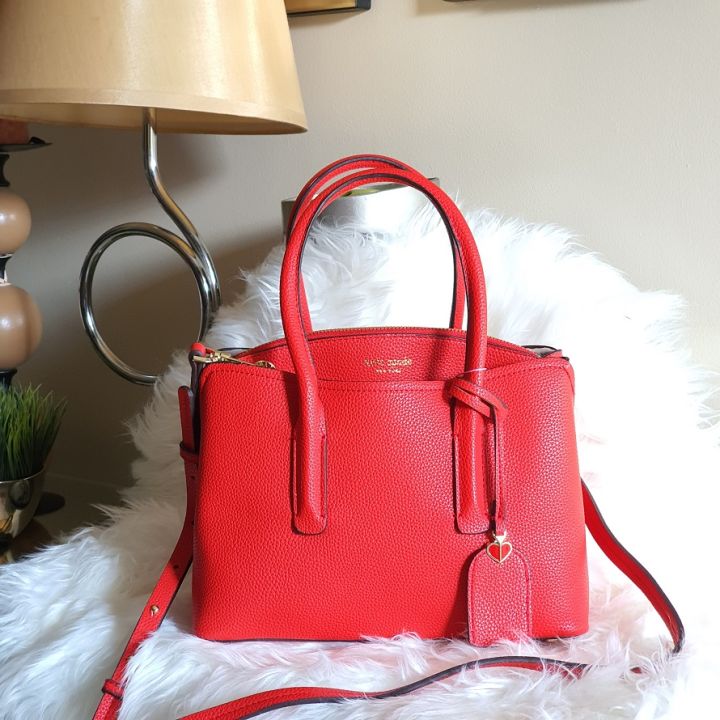 Kate Spade Red Leather Margaux Mini Satchel Kate Spade