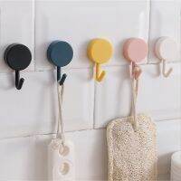 【YF】 5PCS Self Adhesive Wall Hook Strong Without Drilling Coat Bag Bathroom Door Kitchen Towel Hanger Hooks Home Storage Accessories