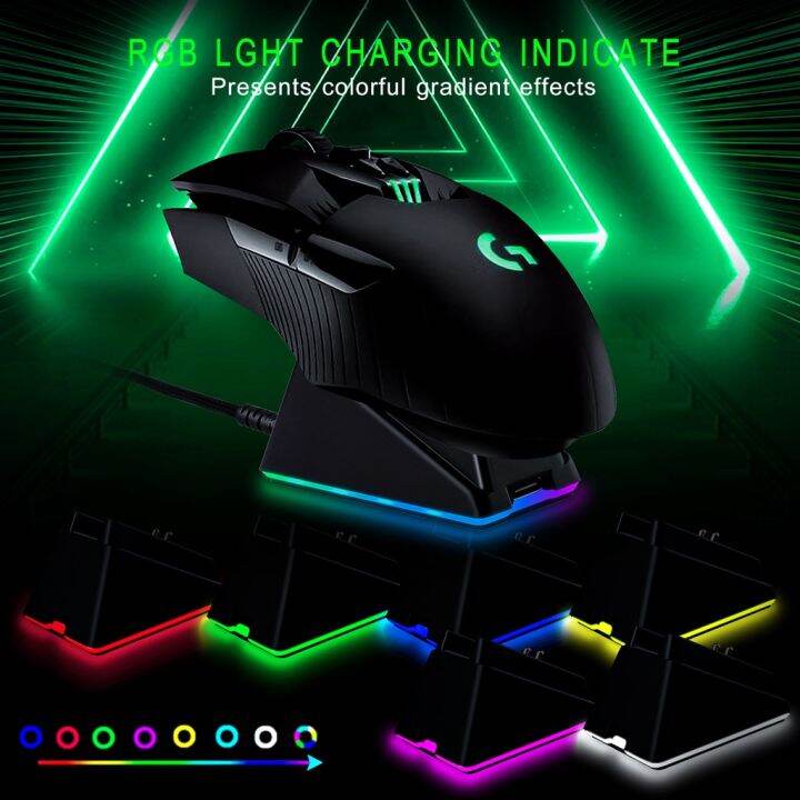 Gaming Mouse Wireless Charger QI Replacement Wireless Mouse Rechargeable For Logitech G403 G703