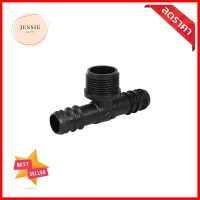 สามทางเกลียวนอก PE TOWAI 20X3/4นิ้วX20 มม. สีดำ แพ็ก 10 ชิ้นTEE PIPE FITTING PE MPT TOWAI 20X3/4INX20MM BLACK 10PCS/PACK **บริการเก็บเงินปลายทาง**