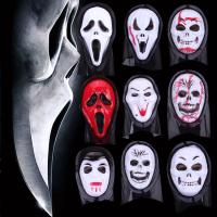 original Halloween April Fools Day Horror Mask Ghostface Skeleton Death Devil Props Whole Headgear Haunted House Scream Mask